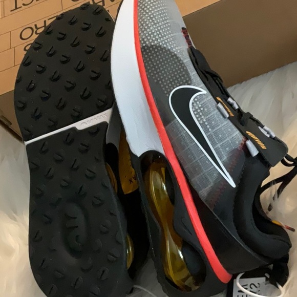 Nike Gray and Black Sneakers with Red and Yellow Accents - Picture 9 of 9